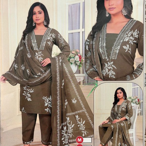 3 Piece Cotton Suit